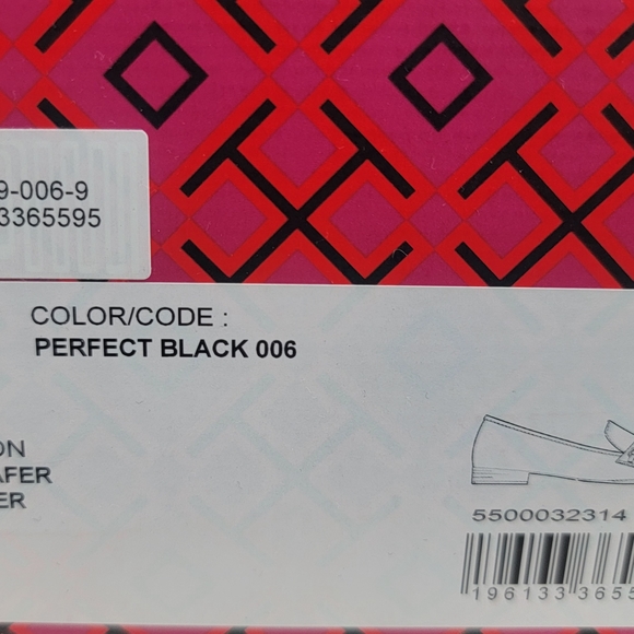 Tory Burch Black Leather Loafers with Gold Accent - Picture 4 of 6